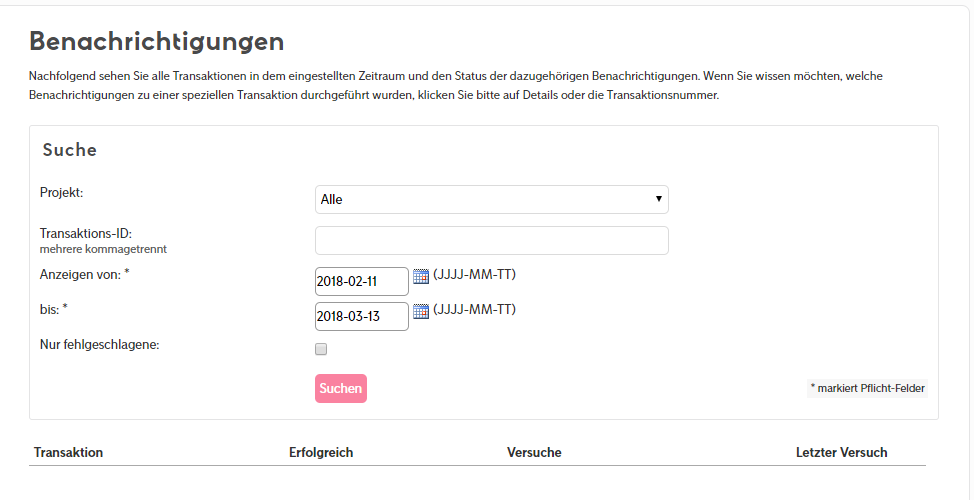 Anbietermenü_Navigation_Projekte_Benachrichtigungen