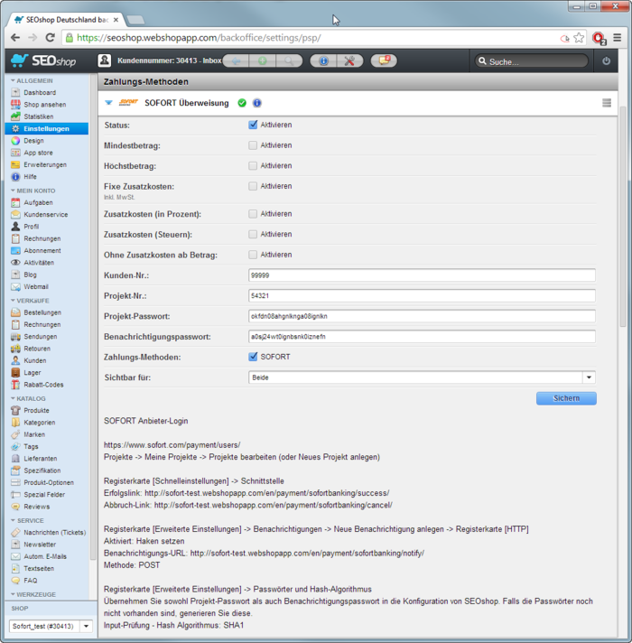 SEOshop Configuration (1)