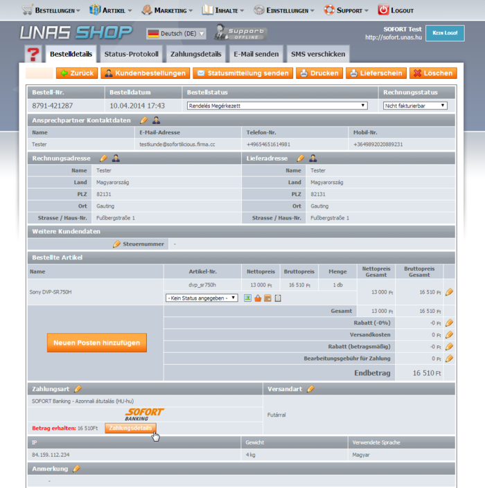 UNAS Order Management (5)