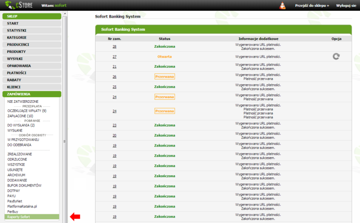 cStore 4 reporting